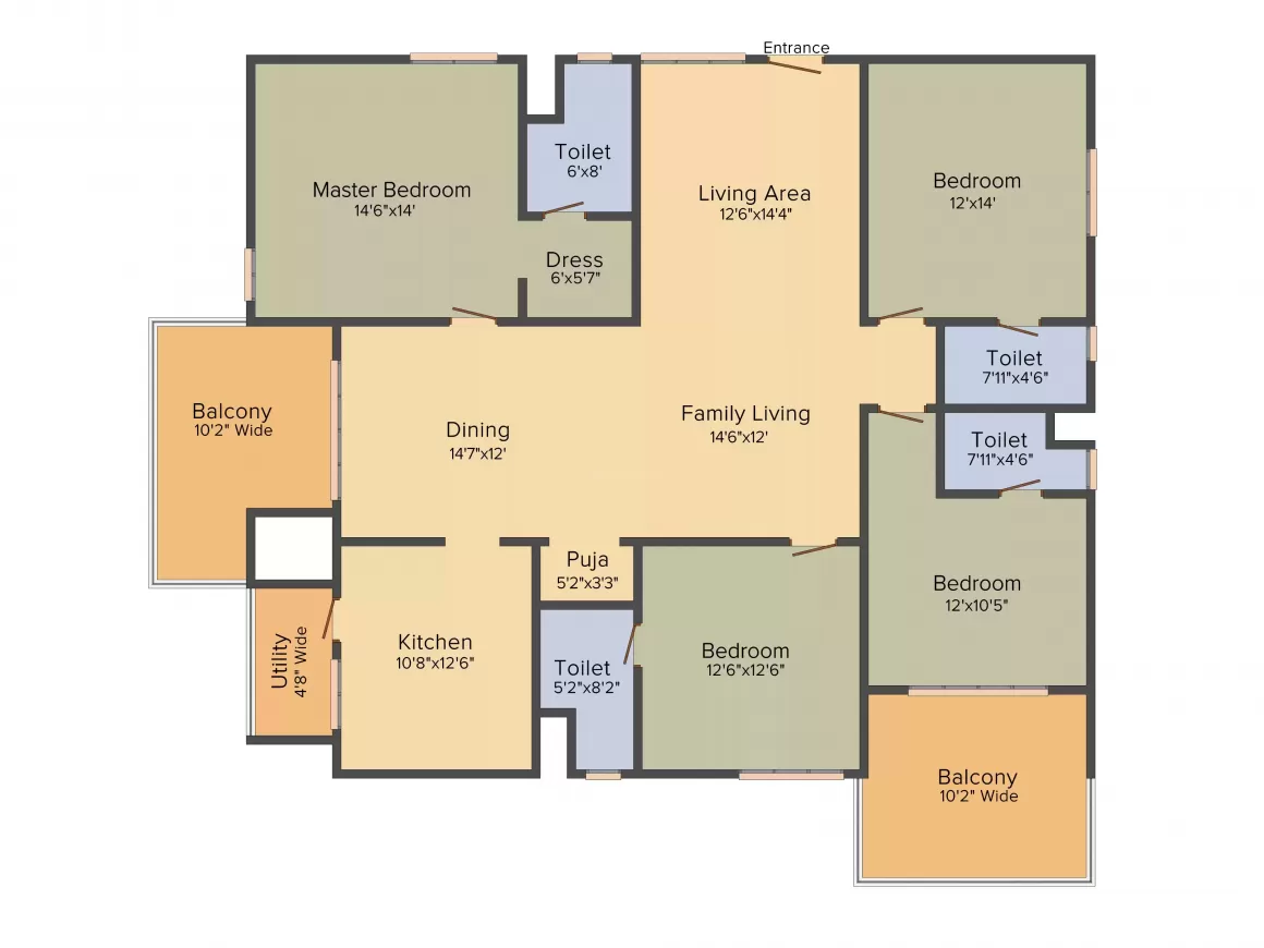Floor plan for Sahiti Kartheikeya Panorama
